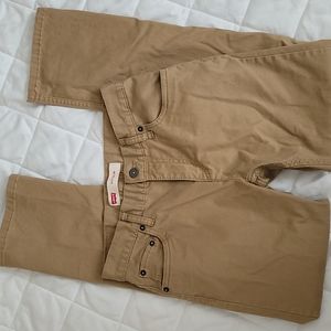 Levi's Boy's 511 Slim Khaki Pants Size 14 Regular
